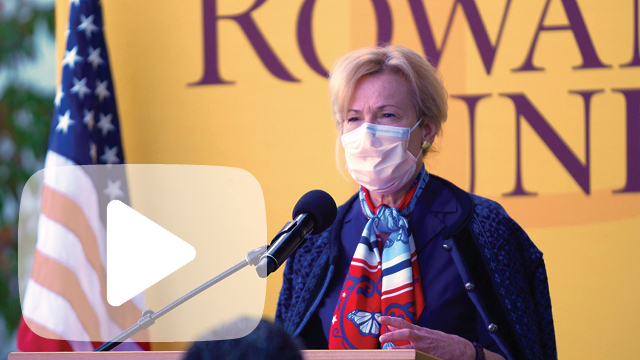 Dr. Deborah Birx addresses Rowan University community