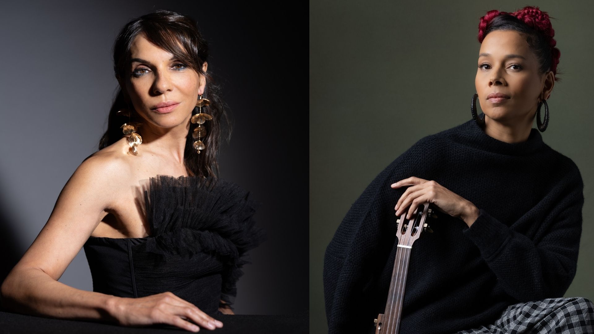 Lara Downs (left) and Rhiannon Giddens
